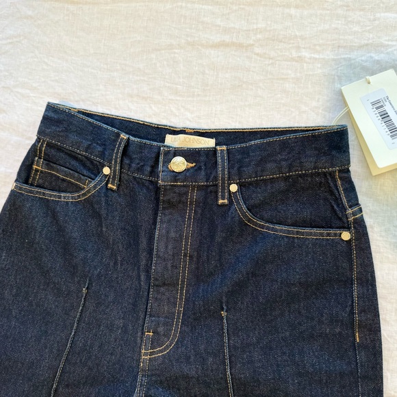 Ulla Johnson- The Genevieve Topstitch Nonstretch Jeans-size 27 - Picture 10 of 16